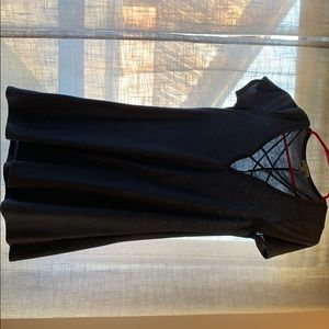 Short dress with straps